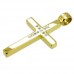 Χρυσός σταυρός βάπτισης αρραβώνα Κ14 με αλυσίδα